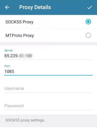 Android手机设置 SOCKS5 方法