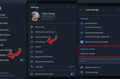 Telegram 解锁敏感内容限制方法